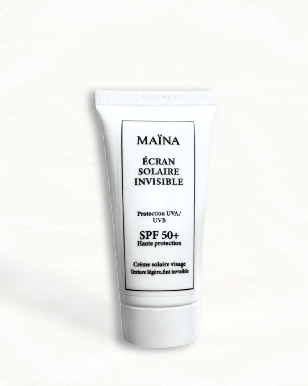 Écran solaire visage invisible